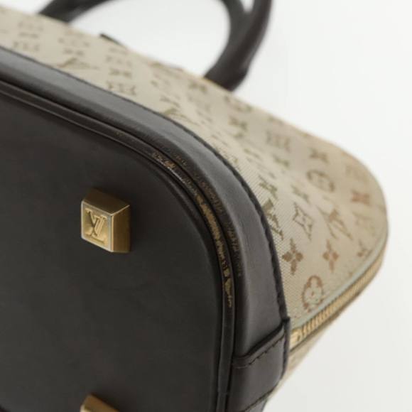 LOUIS VUITTON Monogram Mini Alma Ron Hand Bag Khaki M92206 LV Auth 95862 - Picture 15 of 16